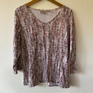 Chico's Multicolor Long Sleeve Top
